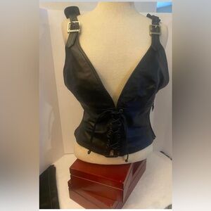 Harley Davidson Medium Leather Vintage Halter